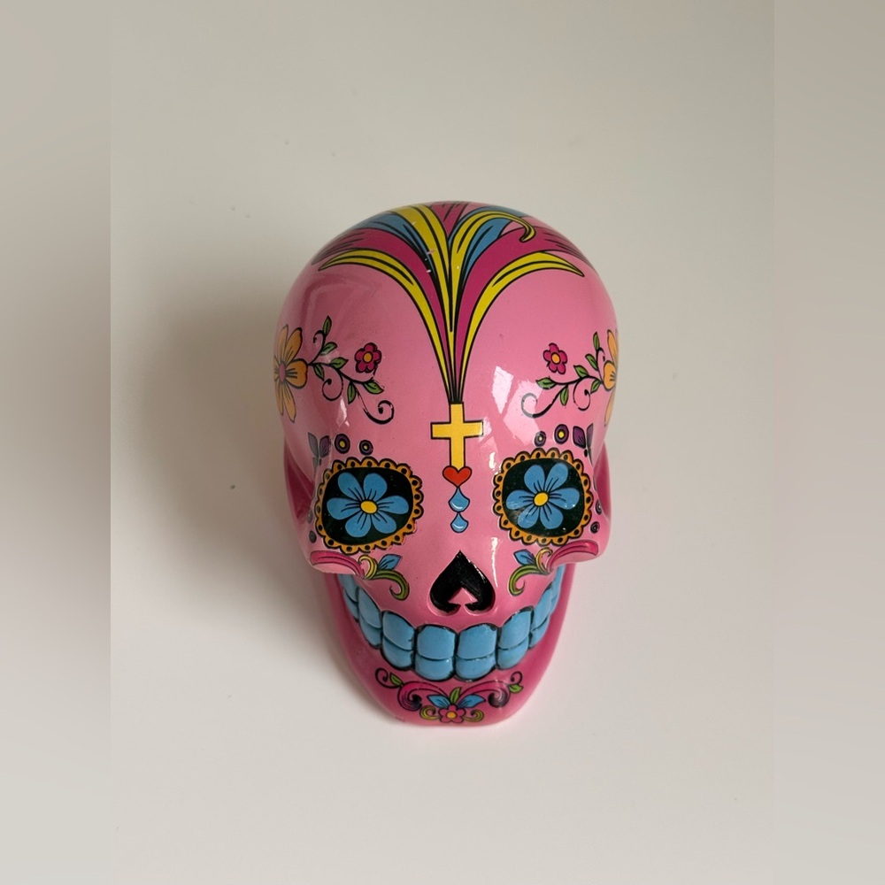 Sugar skull money bank